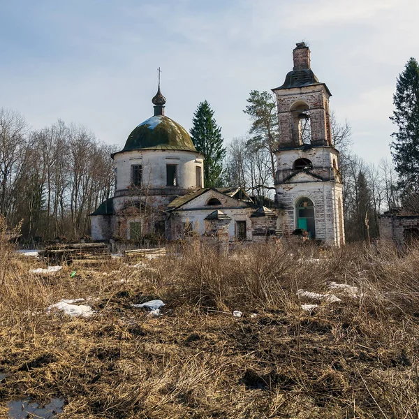 Elhagyott Ortodox Templom Kozjura Falu Kosztroma Régió Oroszország Épült 1829 — Stock Fotó