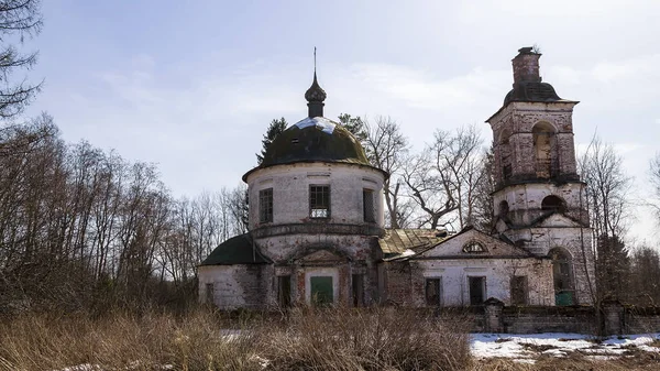 Abandoned Orthodox Church Kozyura Village Kostroma Region Russia Built 1829 — Stock Photo, Image