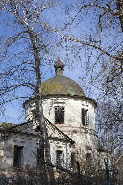 Elhagyott Ortodox Templom Kozjura Falu Kosztroma Régió Oroszország Épült 1829 — Stock Fotó