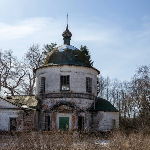 Verlassene Orthodoxe Kirche Dorf Kozyura Region Kostroma Russland Erbaut 1829 — Stockfoto