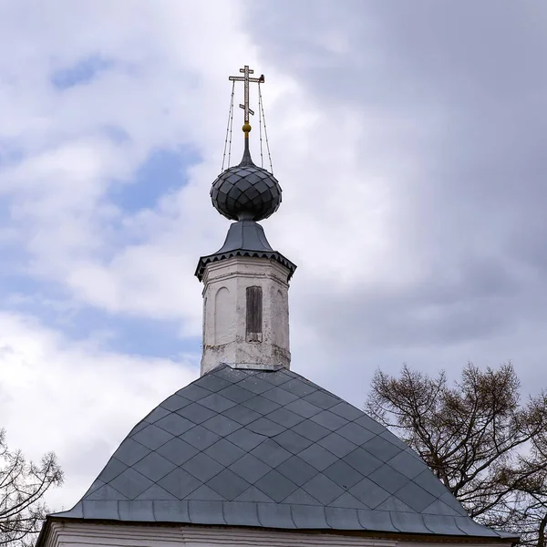 Cúpula Iglesia Cristiana Gris — Foto de Stock