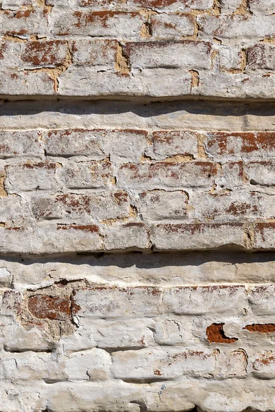 Dirty Old Red Brick Wall — Stock Photo, Image