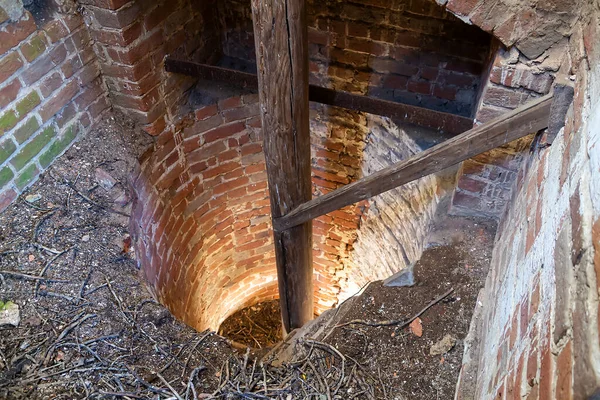 Innenraum Einer Verlassenen Kirche Dorf Nasakino Region Kostroma Russland — Stockfoto