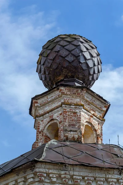 Cúpula Igreja Ortodoxa Destruída Sem Uma Cruz — Fotografia de Stock