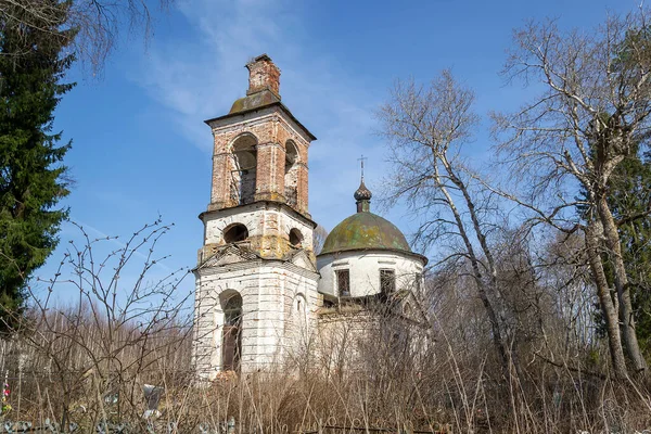 Opuštěný Pravoslavný Kostel Vesnice Kozyura Kostroma Region Rusko Postavený Roce — Stock fotografie