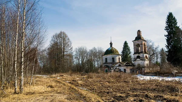 Abandoned Orthodox Church Kozyura Village Kostroma Region Russia Built 1829 — Stock Photo, Image