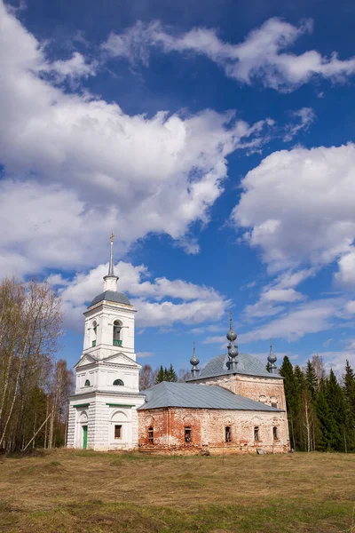 Давня Православна Церква Село Коршуново Костромська Область Росія Побудована 1800 — стокове фото