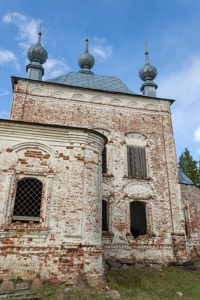 Ancienne Église Orthodoxe Village Korshunovo Région Kostroma Russie Construite 1800 — Photo