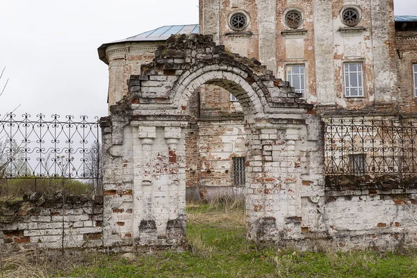 Église Orthodoxe Pierre Village Shakhovo Région Kostroma Russie Construite 1807 — Photo