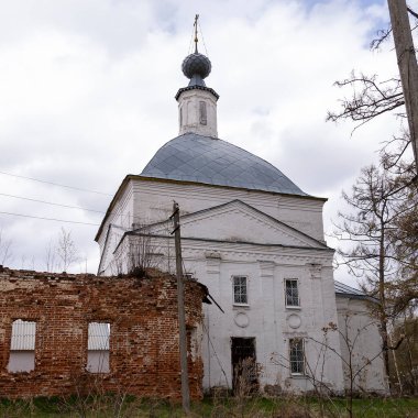 Kırsal Ortodoks Kilisesi, Krasnogorye Köyü, Kostroma Bölgesi, Rusya
