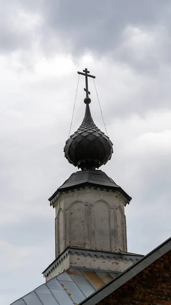 Kuppel Der Alten Orthodoxen Kirche — Stockfoto