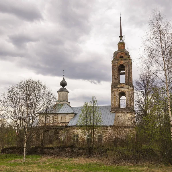 Ländliche Orthodoxe Kirche Dorf Shishkino Gebiet Kostroma Russland Baujahr Ist — Stockfoto