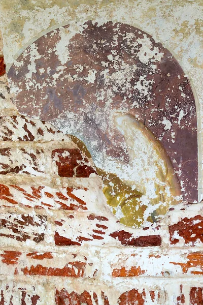 Die Überreste Der Wandmalerei Des Tempels Das Dorf Grudevo Region — Stockfoto