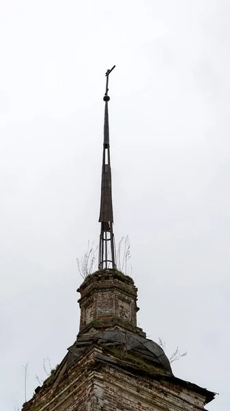 Spire Bell Tower Village Grudevo Kostroma Region Russia Built 1801 — Stock Photo, Image