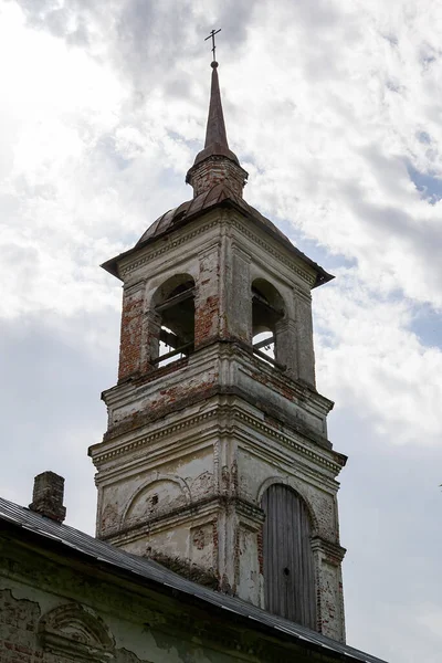 Clocher Orthodoxe Antique Village Knyazhevo Région Kostroma Russie Construit 1802 — Photo