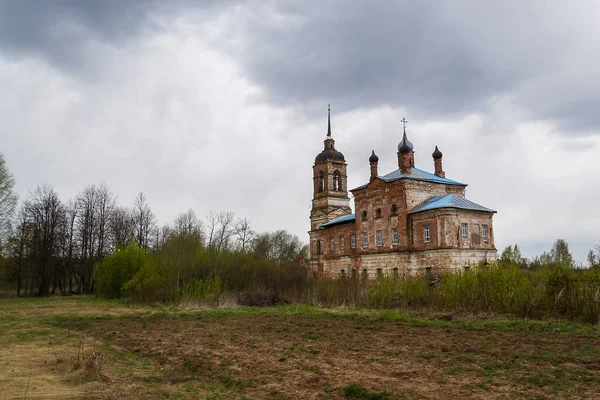 Krajina Venkovské Ortodoxní Kostel Vesnice Shakhovo Kostroma Region Rusko Postavený — Stock fotografie