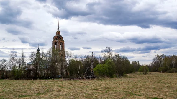 Ortodoxa Kyrkliga Landskap Byn Shishkino Kostroma Region Ryssland Byggåret 1746 — Stockfoto