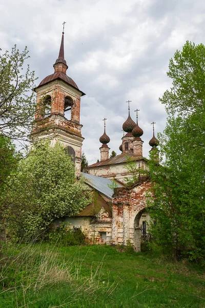 Παλιά Ορθόδοξη Εκκλησία Χωριό Knyazhevo Περιοχή Kostroma Ρωσία Χτίστηκε 1802 — Φωτογραφία Αρχείου
