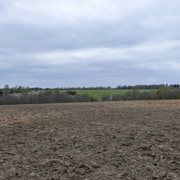 freshly plowed land, arable land