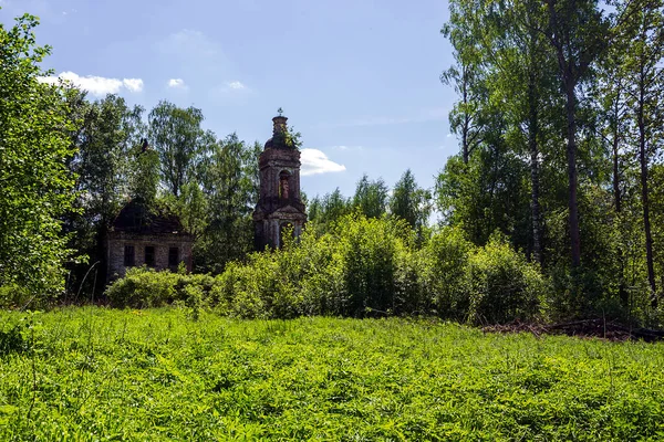 Iglesia Ortodoxa Paisaje Rusia Pueblo Ryapolovo Año Construcción 1791 Actualmente —  Fotos de Stock