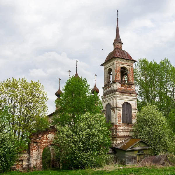 Antigua Iglesia Ortodoxa Pueblo Knyazhevo Región Kostroma Rusia Construida 1802 — Foto de Stock