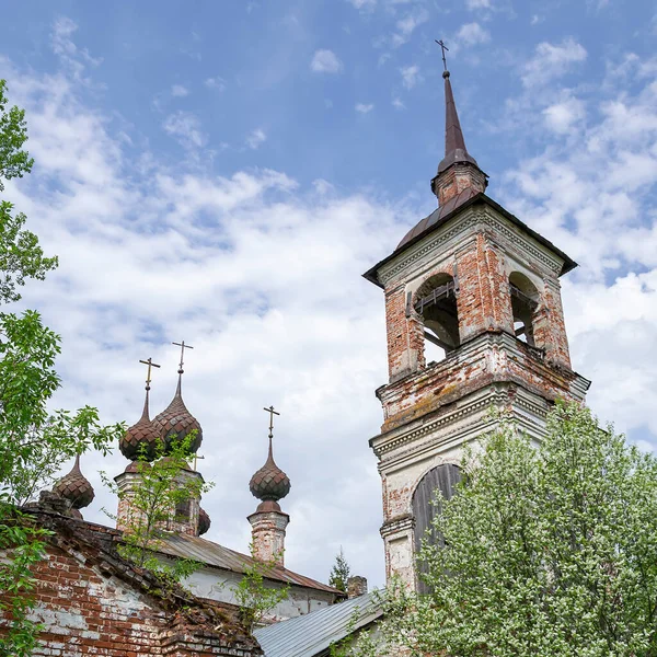 Antigua Iglesia Ortodoxa Pueblo Knyazhevo Región Kostroma Rusia Construida 1802 — Foto de Stock