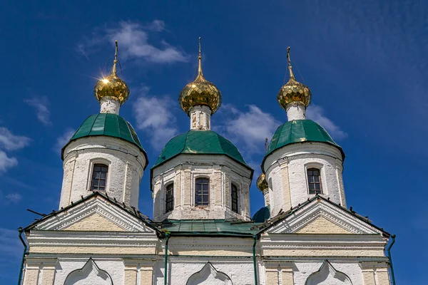 Vergulde Koepel Van Orthodoxe Kerk — Stockfoto