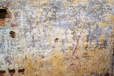 1823 'te inşa edilen Rusya' daki terk edilmiş bir tapınağın duvarlarının kalıntıları, Nikolo-Mosty yolu, şu anda tapınak terk edilmiş durumda.