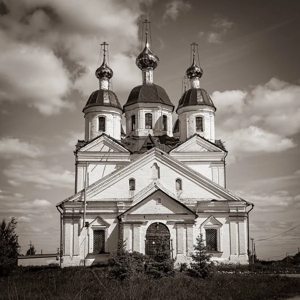 Venkovský Pravoslavný Kostel Kostel Obci Pruzhinino Kostroma Region Rusko Postavený — Stock fotografie