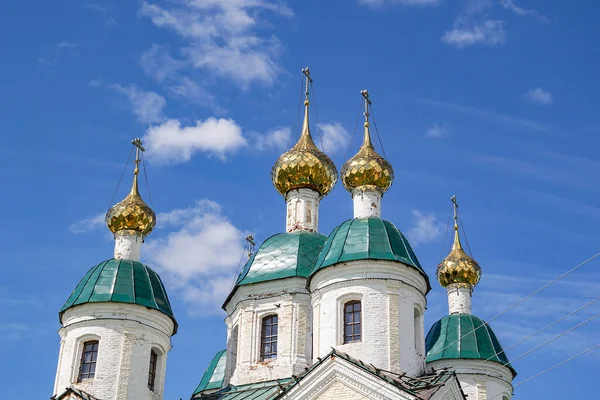 Vergulde Koepel Van Orthodoxe Kerk — Stockfoto