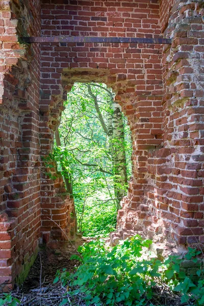 Das Innere Einer Verlassenen Orthodoxen Kirche Russland Das Dorf Ryapolovo — Stockfoto