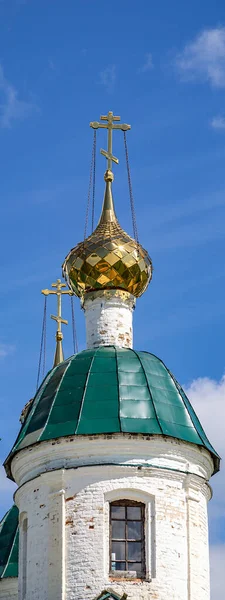 Die Vergoldete Kuppel Der Orthodoxen Kirche — Stockfoto