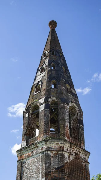 Glockenturm Der Dorfkirche Dorf Mitino Provinz Kostroma Russland Das Baujahr — Stockfoto