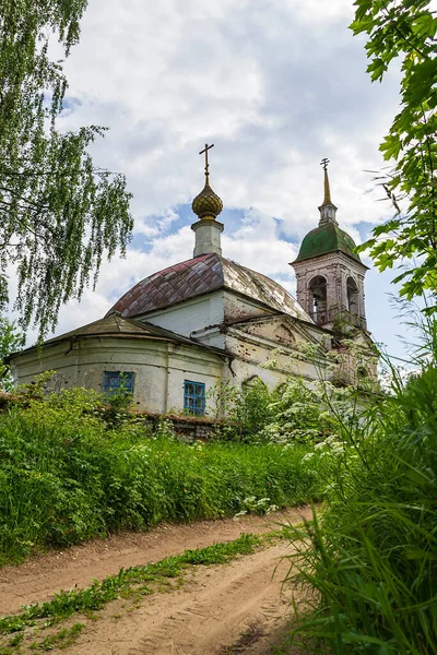 Ländlich Orthodoxe Kirche Das Dorf Spas Buraki Provinz Kostroma Russland — Stockfoto