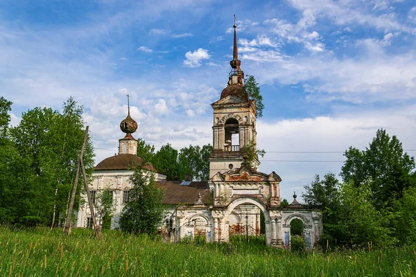 Antigua Iglesia Ortodoxa Pueblo Fedorovo Provincia Kostroma Rusia Año Construcción — Foto de Stock