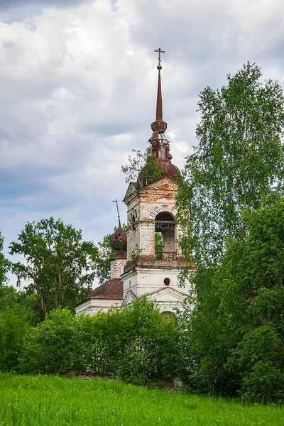 Ancienne Église Orthodoxe Village Fedorovo Province Kostroma Russie Année Construction — Photo