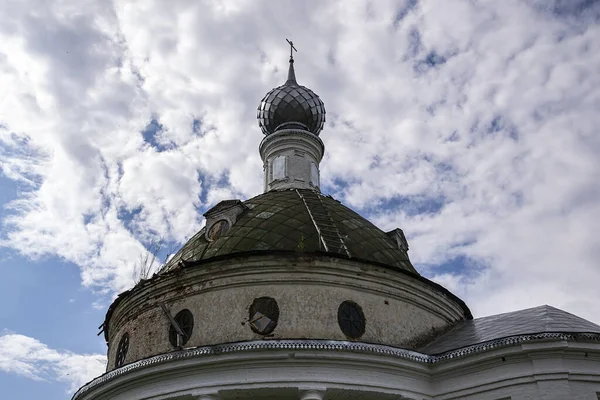 正教会のドーム Spas Buraki コストロマ州 ロシアの村 工事年は1777年 1805年 — ストック写真