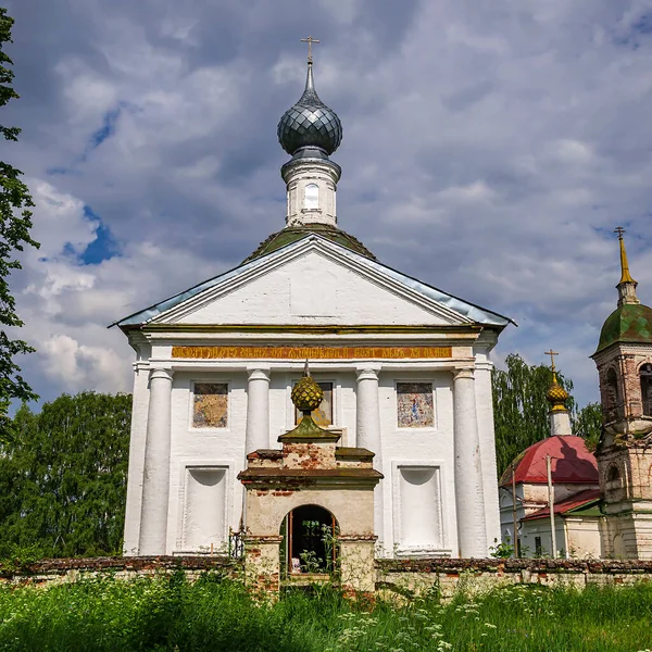 俄罗斯科斯特罗马省Spas Buraki村 农村东正教教堂 建筑年份为1777 1805年 — 图库照片