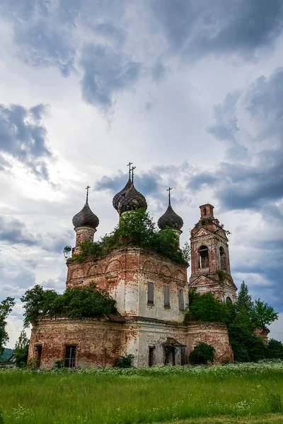 Antigua Iglesia Ortodoxa Pueblo Buyakovo Provincia Kostroma Rusia Año Construcción — Foto de Stock