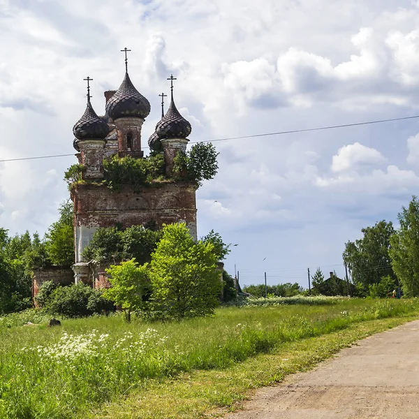 Ancienne Église Orthodoxe Village Buyakovo Province Kostroma Russie Année Construction — Photo