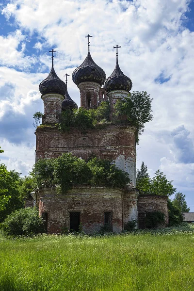 Antigua Iglesia Ortodoxa Pueblo Buyakovo Provincia Kostroma Rusia Año Construcción — Foto de Stock