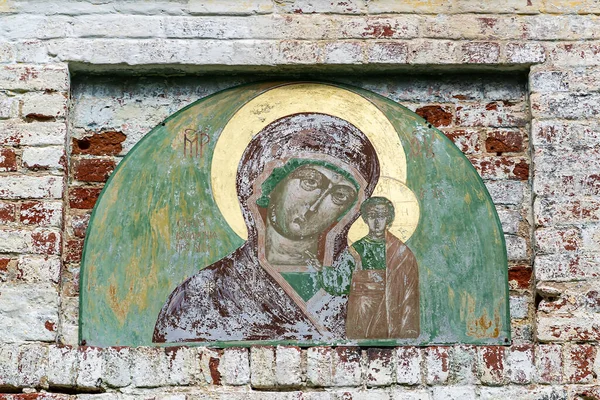 Obraz Cerkwi Wsi Uzdrowiska Buraki Prowincja Kostroma Rosja Rok Budowy — Zdjęcie stockowe