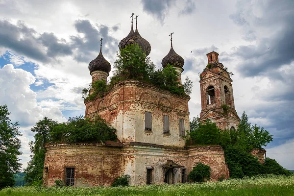 Antigua Iglesia Ortodoxa Pueblo Buyakovo Provincia Kostroma Rusia Año Construcción — Foto de Stock