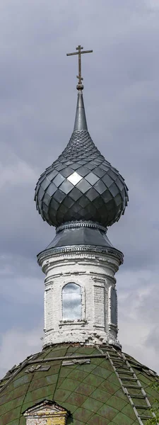 Dôme Église Orthodoxe Village Spas Buraki Province Kostroma Russie Année — Photo