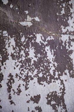 Duvardaki antika boya dokusu.