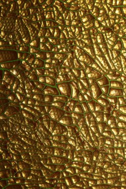 Çatlamış altın boya tuvale yakın modern arka plan yüksek kaliteli baskı