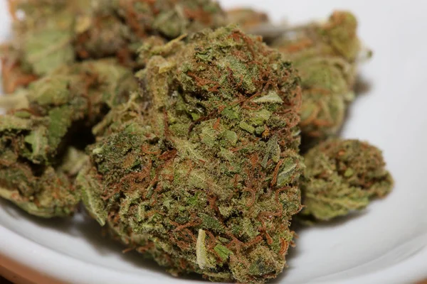 Medicinsk Marihuana Super Citron Dis Närbild Cannabis Modern Hög Kvalitet — Stockfoto