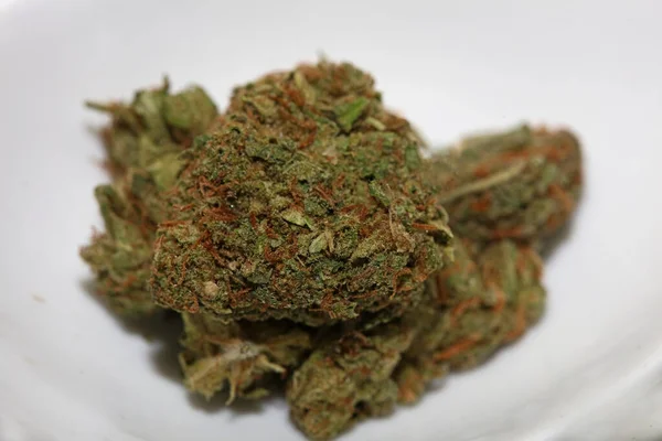 Orvosi Marihuana Szuper Citrom Köd Közelről Cannabis Modern Kiváló Minőségű — Stock Fotó