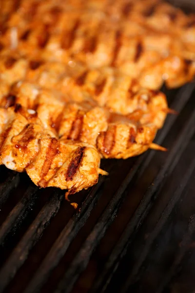 Kött Bakning Grill Närbild Matlagning Modern Hög Kvalitet Tryck Grek — Stockfoto