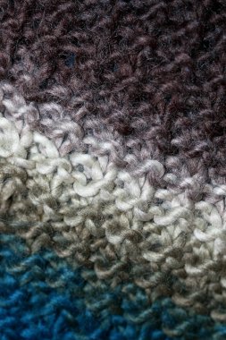 Alpaka yünü, makro arka plan, modern kaliteli el yapımı eşarp.